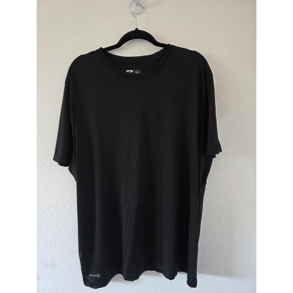 Russell Athletic Mens FreshForce Training Fit Dri-Power 360 T-Shirt Black 2XL